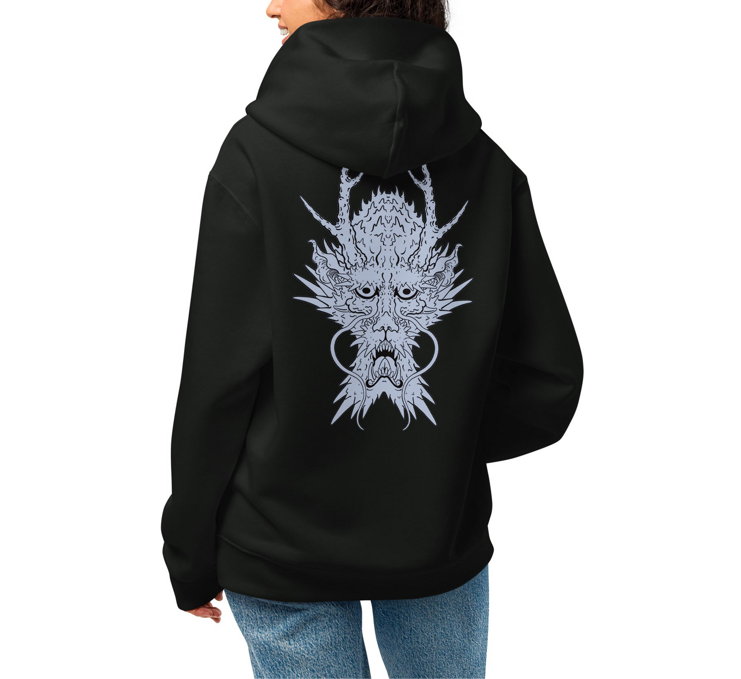 RYU GHOSTLY BLUE OVERSIZED HEAVYWEIGHT HOODIE